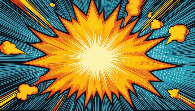 comic background featuring a thunder flash comic abstract pop art background featuring a thunder comic background featuring a thunder flash