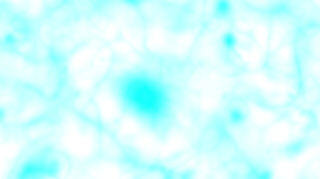 Soft light blue tones fill the frame. Blurred circular shapes drift gently