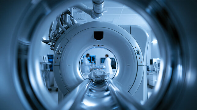 MRI Scanner in Modern Hospital Radiology Department