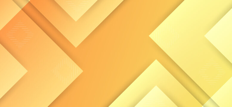 Vibrant abstract geometric background with layered square shapes in warm orange and yellow gradients