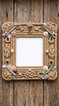 nautical rope frame