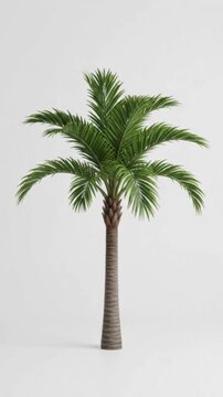 palm tree on a white background