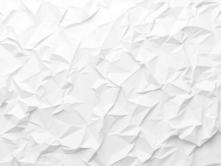 Fototapeta premium White Crumpled Paper Texture Background