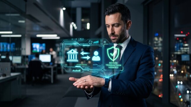 Secure banking transactions through advanced wearable technology