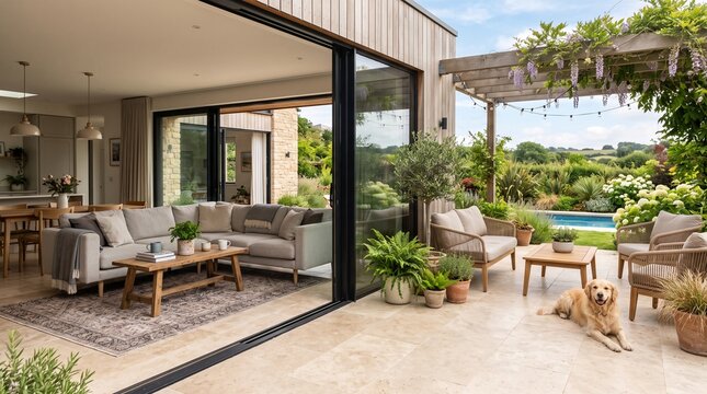 Modern indoor outdoor