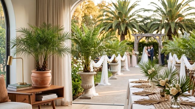 Tropical wedding venue
