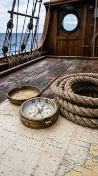Vintage nautical navigation