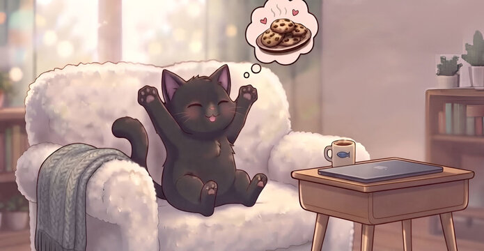 黒猫の休息