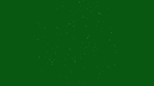 Magical glitter star burst animation,cartoon blinking stars,abstract twinkling light flare,abstract light flare, cartoon blinking twinkle stars,green screen transition,4k