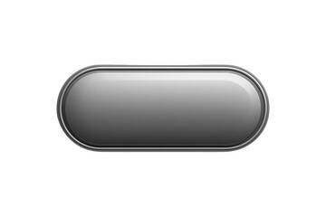 Obraz premium Silver gradient pill shaped interface control