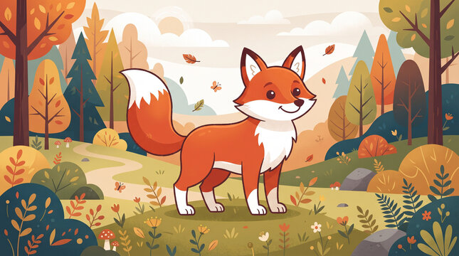fox in the forest
