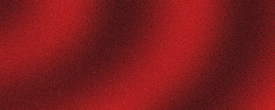 Deep red velvet texture with soft shadows. Elegant crimson fabric background with smooth silk waves. Luxurious maroon textile surface for holiday cards. Dark ruby satin drape for backdrop.