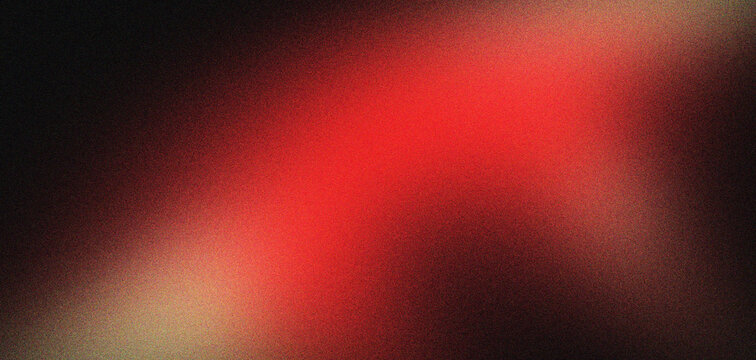 Abstract red light leak on black background, cinematic film grain texture with soft glow. Moody crimson lens flare overlay for photography. Dark aesthetic bokeh effect for creative designs.