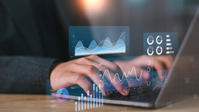 Data analyst evaluates performance analytics through KPI dashboards, data visualization, trend analysis, forecasting, metrics, reporting, and strategic insights for informed decision making.