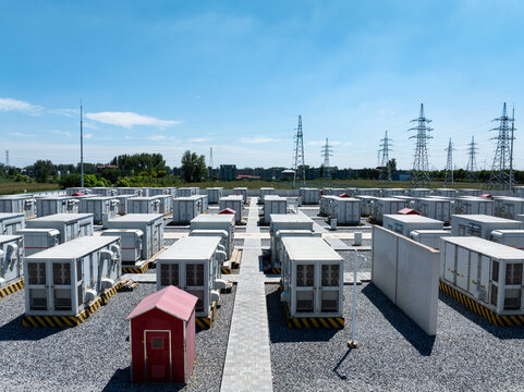 outdoor large scale energy storage power station battery container facilities