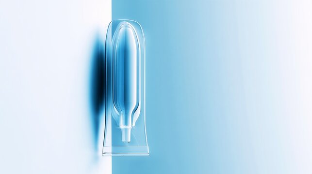 Minimalist Concept Illustration for Healthcare and Pharmaceuticals: Suppositories in Packaging
