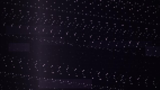 Abstract digital glitch background, with moving data, pixels and light, leaks, dark cyberpunk, aesthetic for tech motion