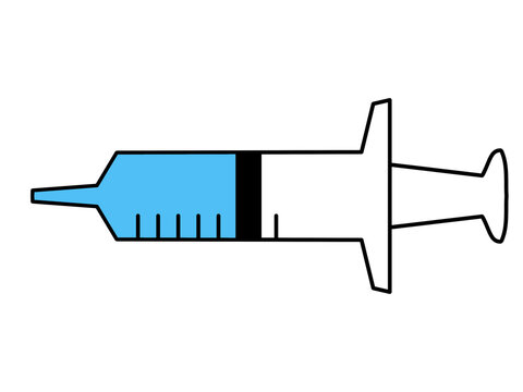 Illustration of a syringe