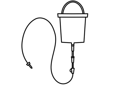 Illustration of an IV drip