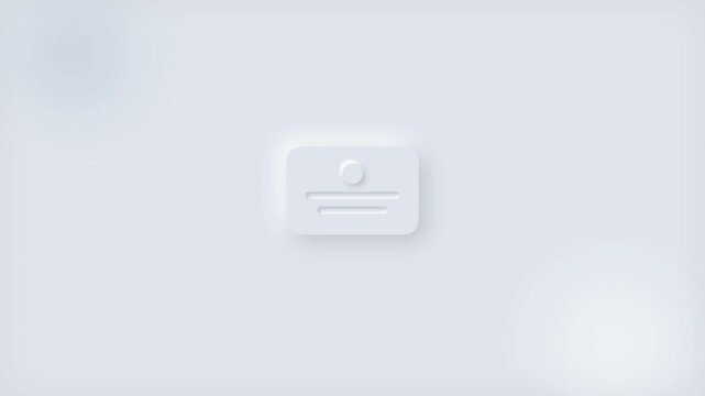 Elegant Rounded Glassmorphism Card UI Animation