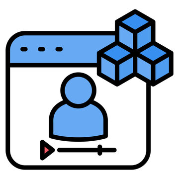 Modules Icon Element For Design