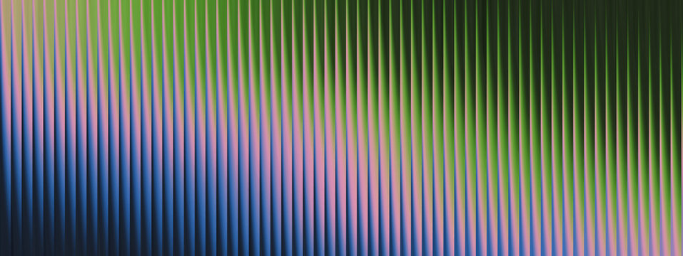 Abstract background with vertical gradient stripes in shades of green blue