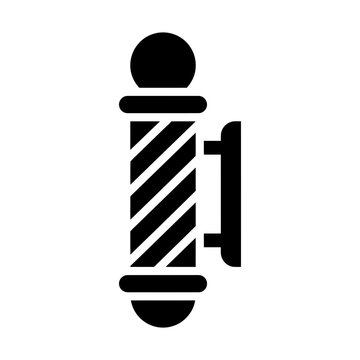 barber pole glyph icon