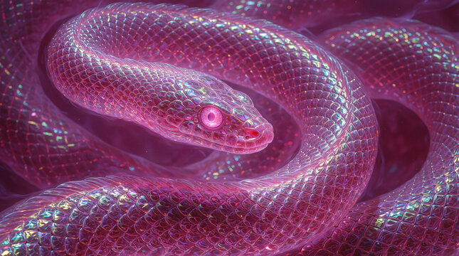 close up of a snake