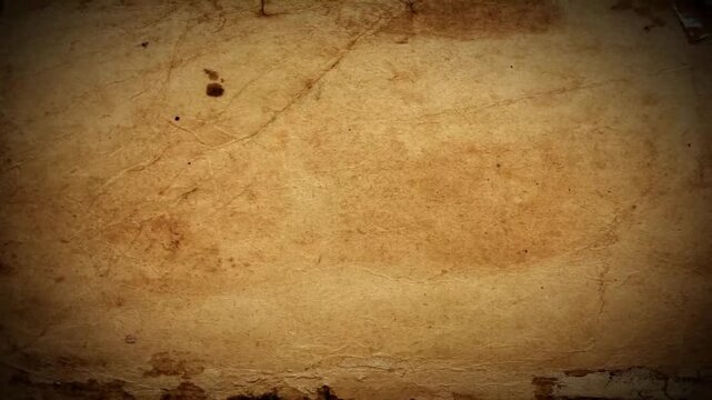 Old vintage aged paper background texture with stains and vintage look