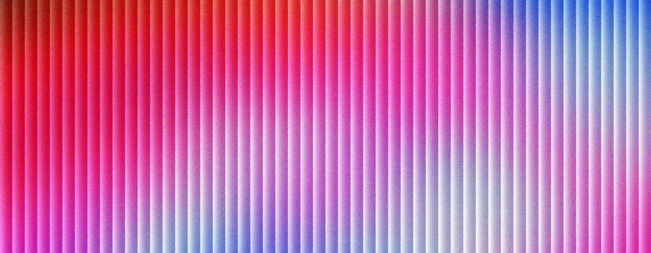 Abstract vertical line pattern with vibrant red and blue gradient colors. Modern striped texture background for digital design. Colorful linear backdrop for web banners and social media ads.