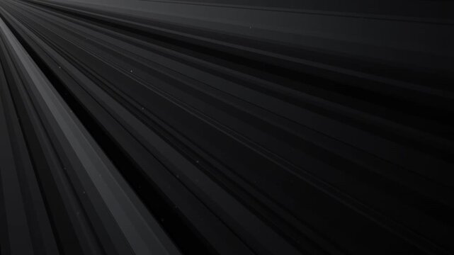 Abstract dark background with diagonal lines and subtle light rays, minimalist modern design for technology or business concepts 4k video animation