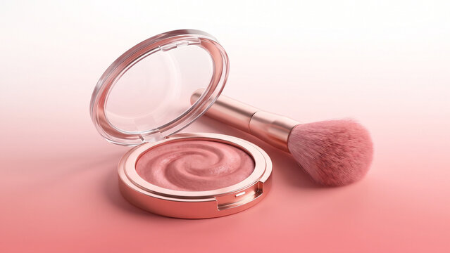 3D Model blush on