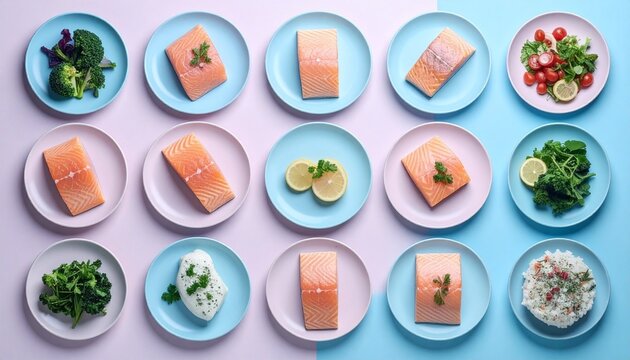 サーモン料理　Salmon Dishes