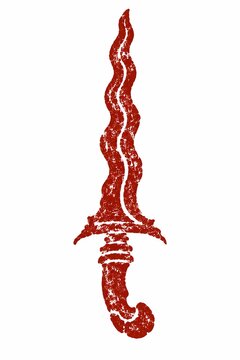 Keris, traditional weapon in Majapahit Empire