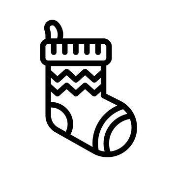 socks line icon