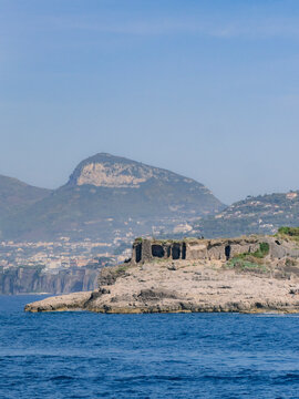 Costal view of Sorrento, Amalfi Coast, Italy.