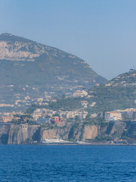 Costal view of Sorrento, Amalfi Coast, Italy.