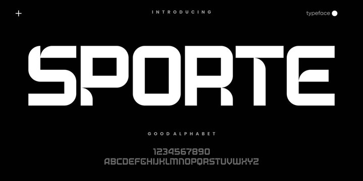 Futuristic Sport Font for Racing Gaming Logo and Dynamic Typography