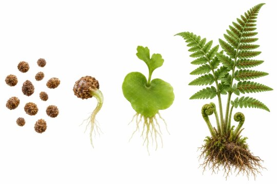 Plant Spore Germination Life Cycle Elements