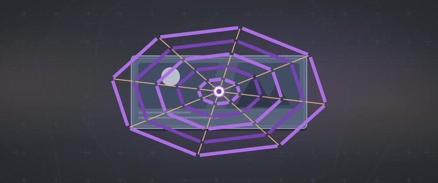 Cinematic widescreen authenticity seal layers ultrawide seamless loop