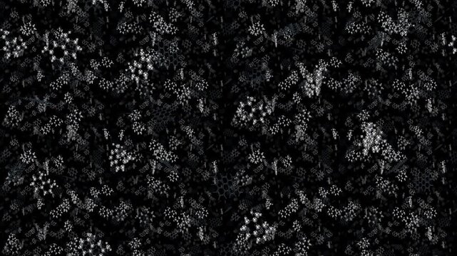Graphene Nanoplatelets asphalt loop tile falling background. This footage is loopable and tileable and can create an endless and seamless background texture