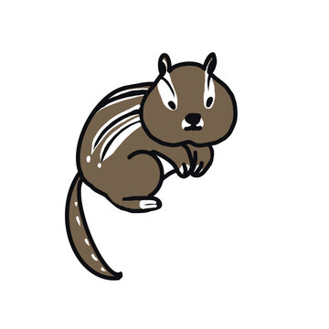 Wood Land Animals - chipmunk