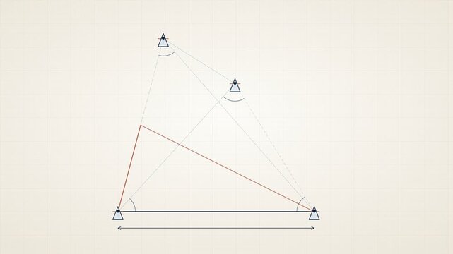 Mathematical Triangle Trigonometry Analysis Chart