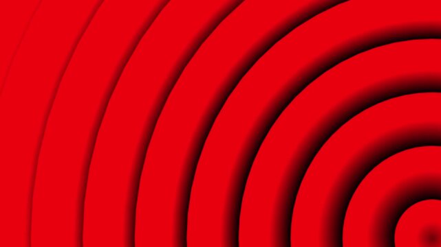 Abstract semi circle shape motion graphics background.Looping background animation with concentric circles moving from bottom left corner.