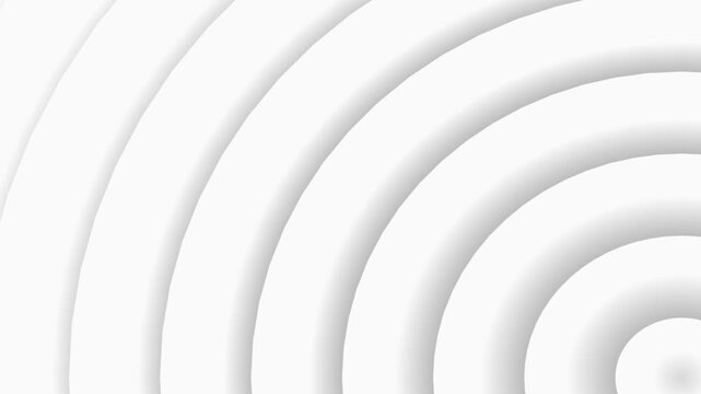 Abstract semi circle shape motion graphics background.Looping background animation with concentric circles moving from bottom left corner.