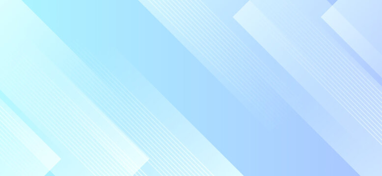 Abstract light blue geometric background with diagonal stripes and subtle lines gradient vector