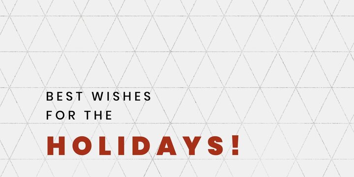 Holiday greetings Twitter post template
