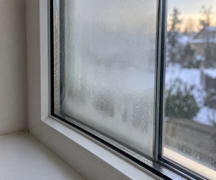 Condensation Between Glass Panes