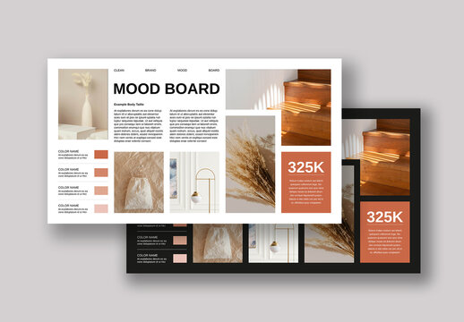 Mood Board Template Layout