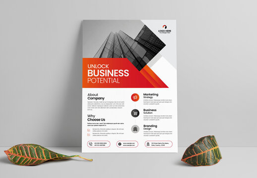 Red Business Potential Flyer Design